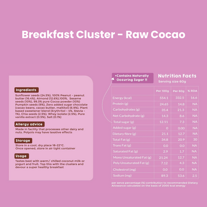 Clusters | Raw Cacao