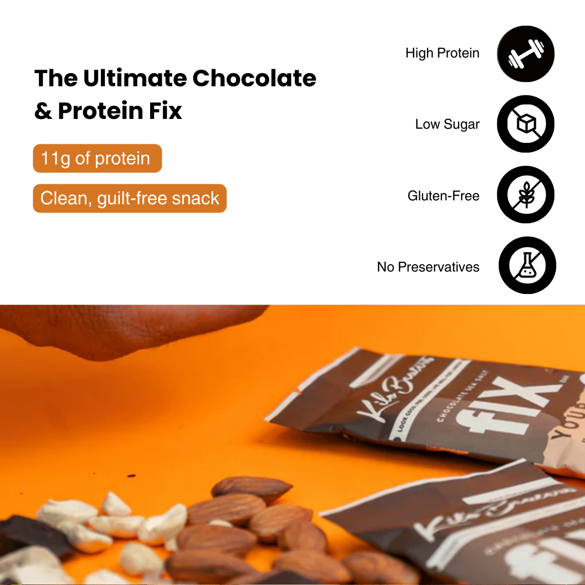 Fix Bar | Chocolate Sea Salt | Pack of 6